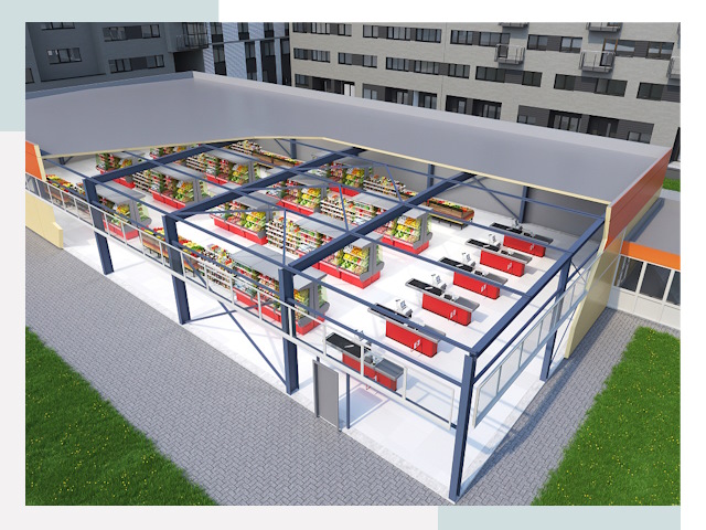 Строительство магазинов в Светлоград от 609 руб. за м²