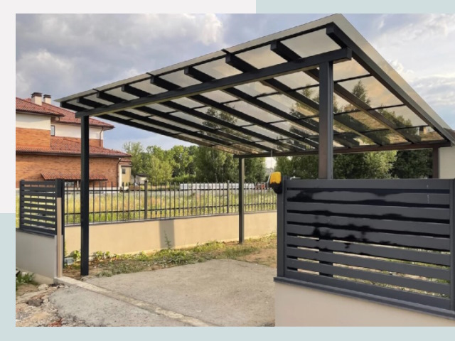 Металлические навесы в Светлоград от 609 руб. за м²