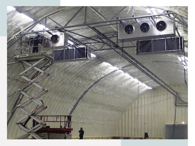 Оснащение ангаров в Светлограде