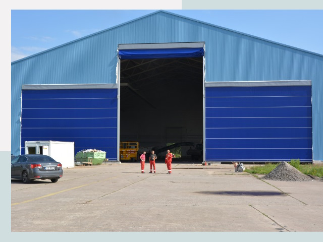 Ангарные ворота в Светлоград от СтальСтрой-Свт по цене 609 руб.