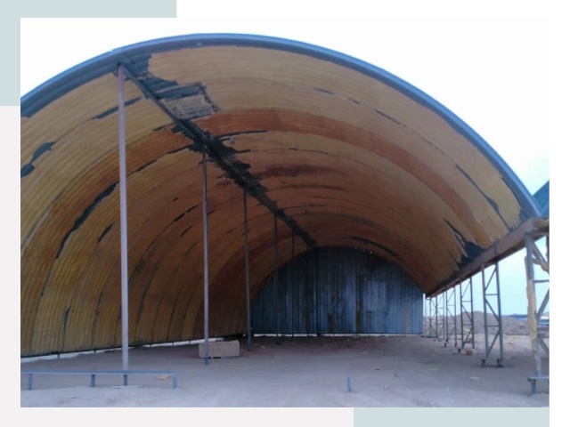 Реконструкция ангаров в Светлограде